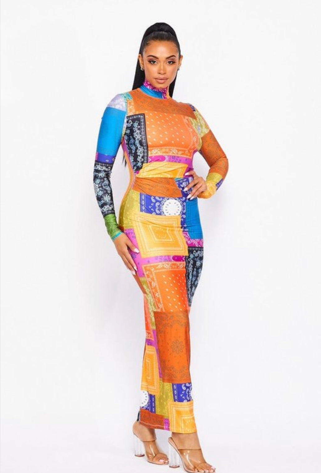 Colors maxi dress