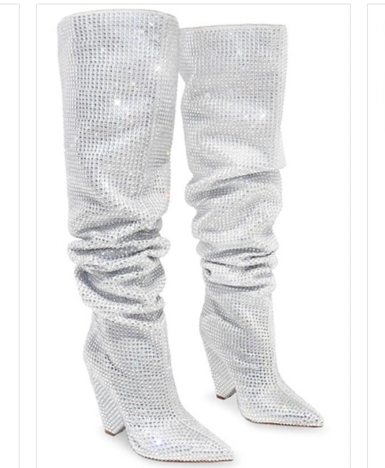 NANO RHINESTONE BOOTS
