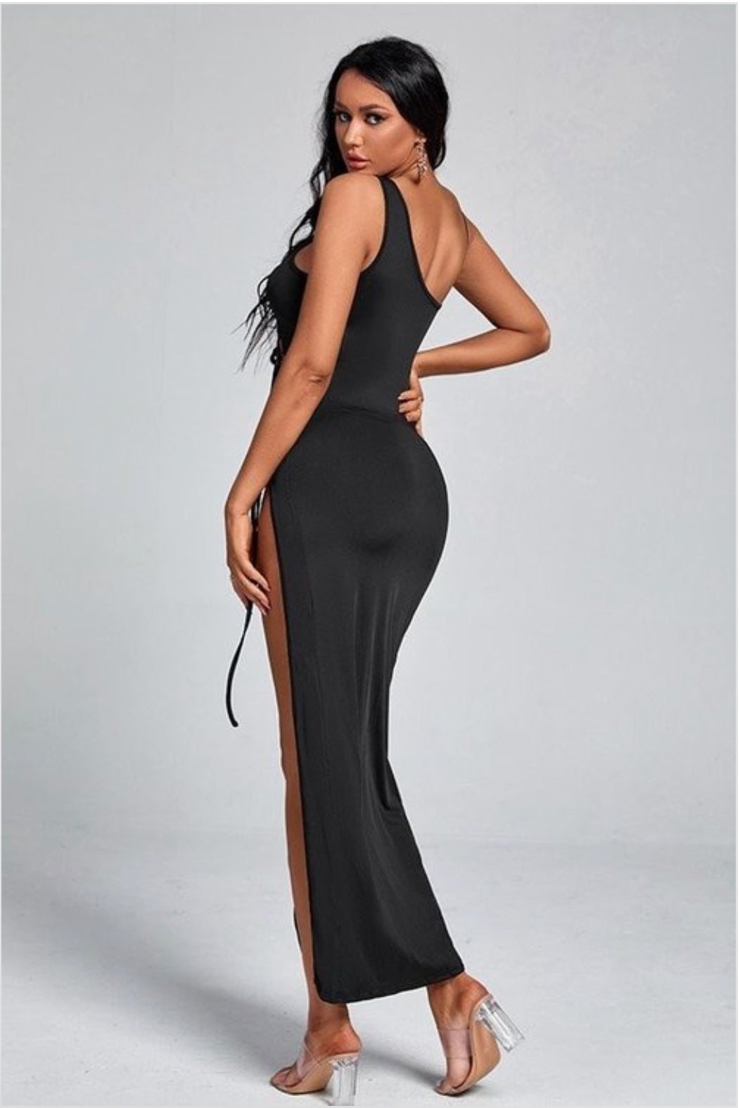 Lace up Dress