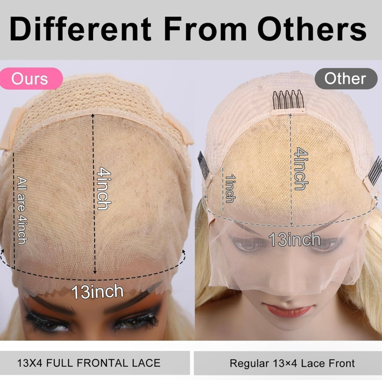 Blondie 613 HD Human hair Lace Front Wig