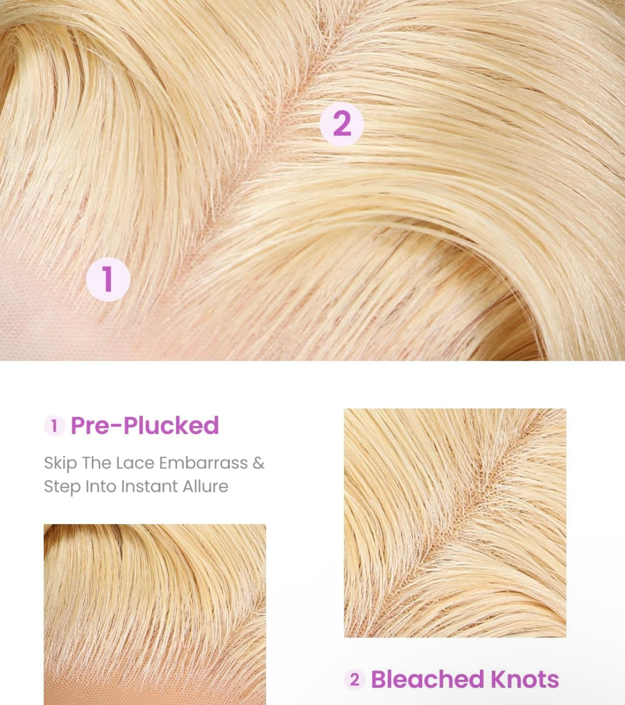 Blondie 613 HD Human hair Lace Front Wig