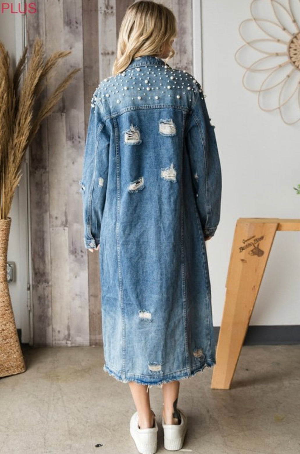 Rhinestone Denim Jacket