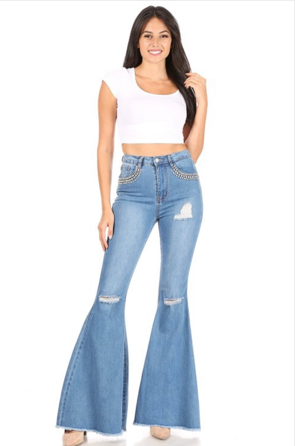 Bell high waisted jean