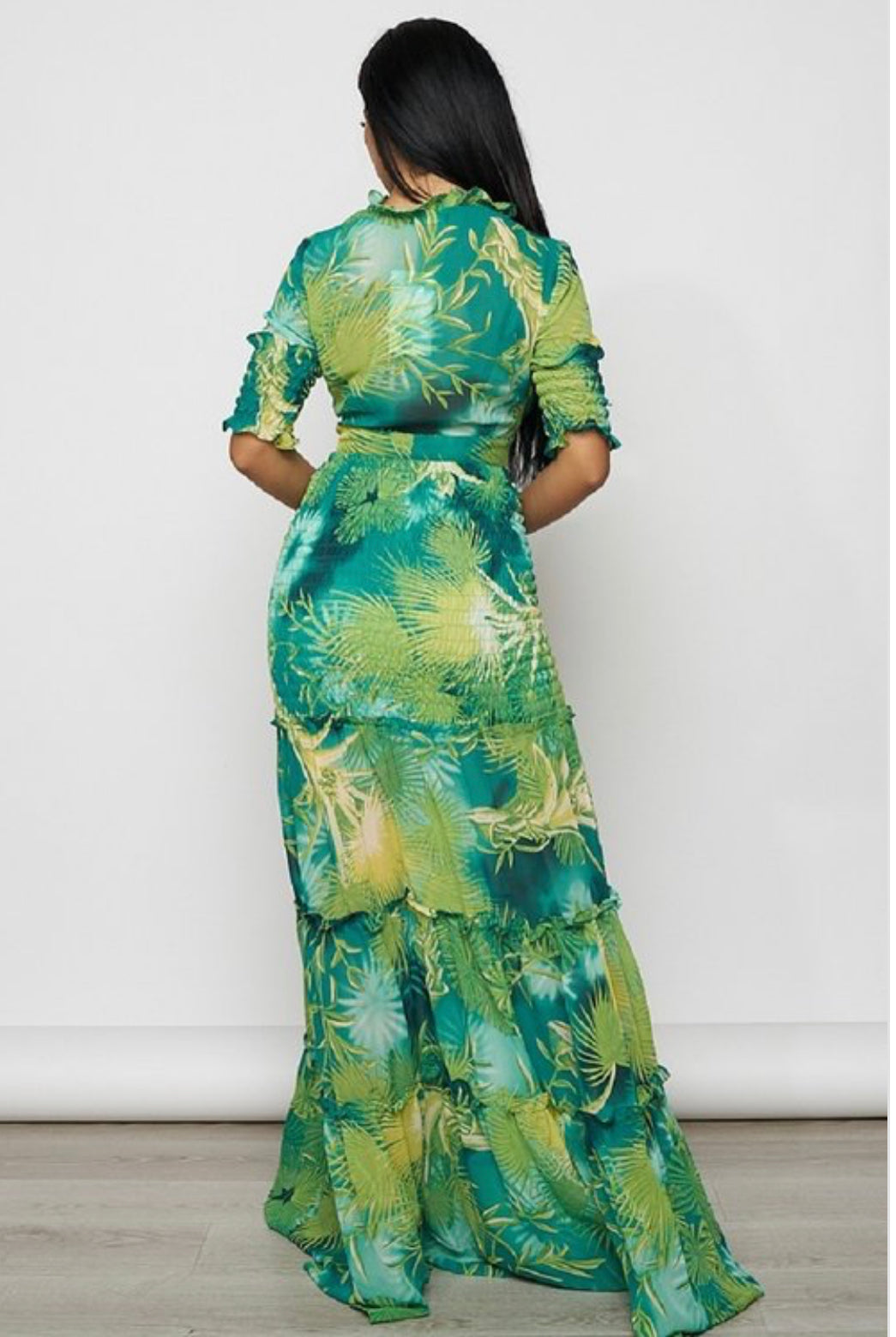 TROPICAL GODDESS MAXI SKIRT SET