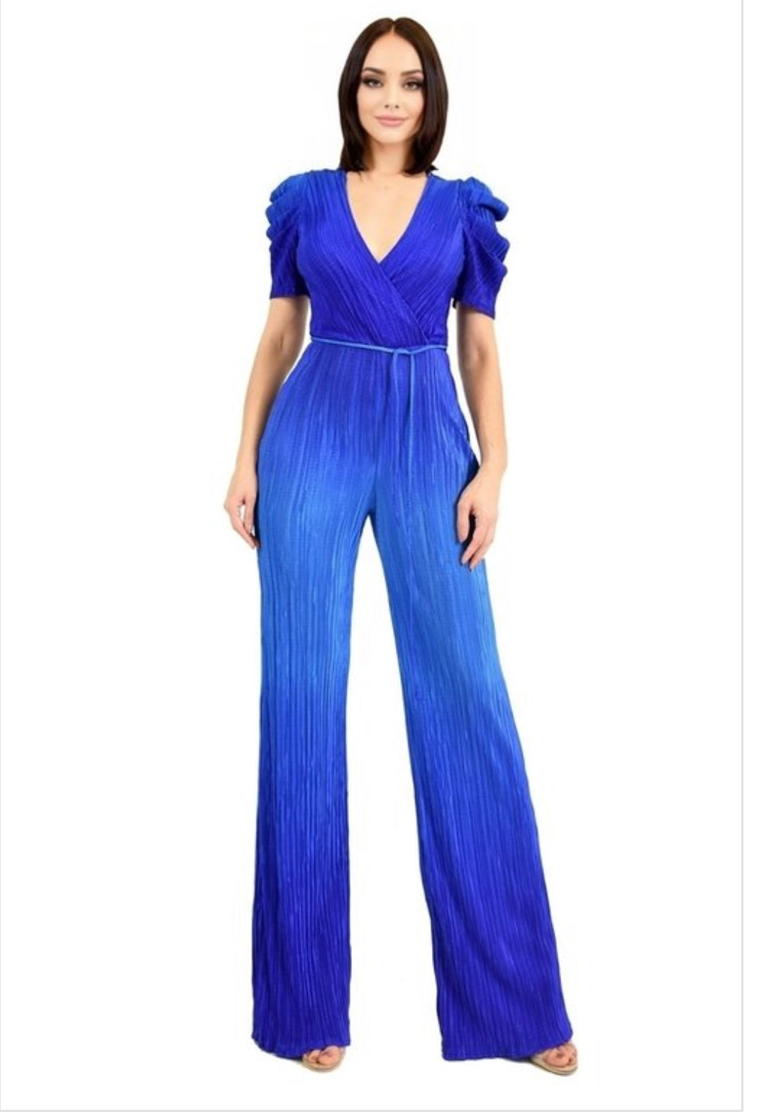 GRADIENT PUFF JUMPSUIT