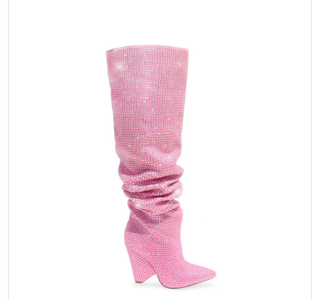 NANO RHINESTONE BOOTS