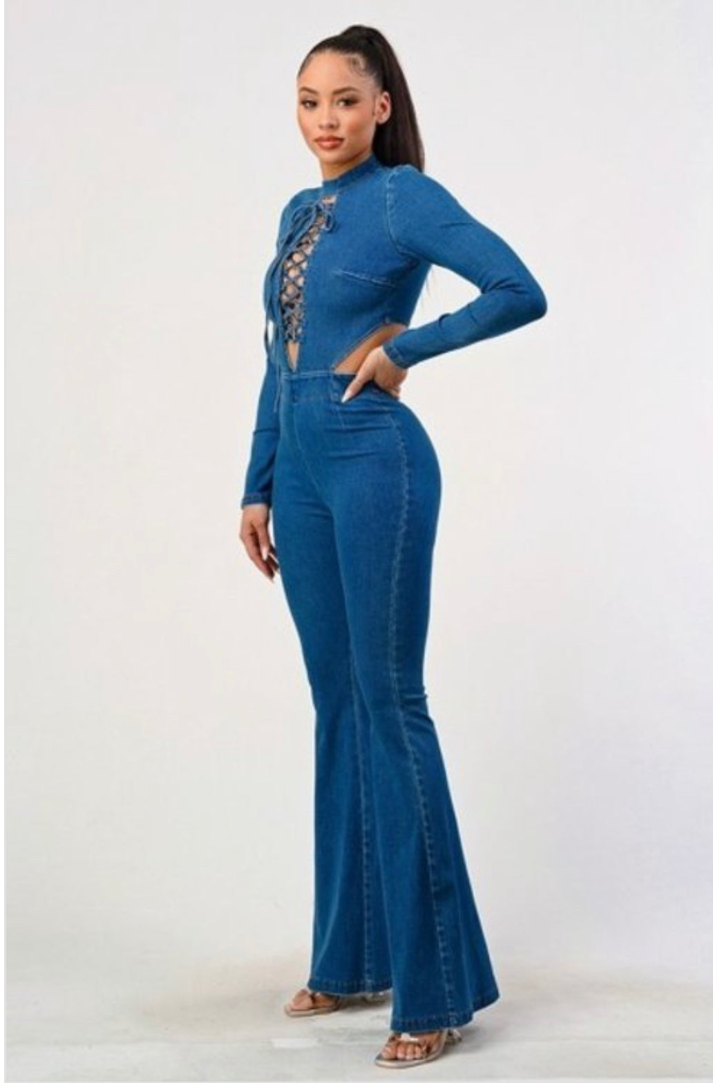 Sexy thang Denim Jumpsuit