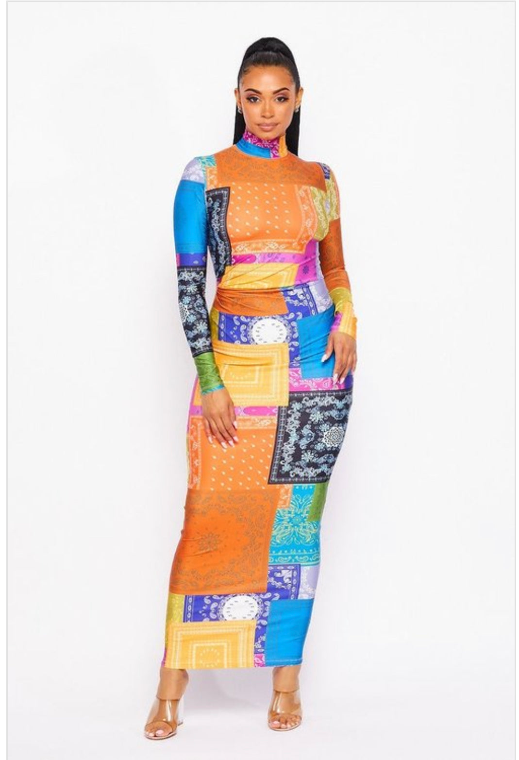 Colors maxi dress