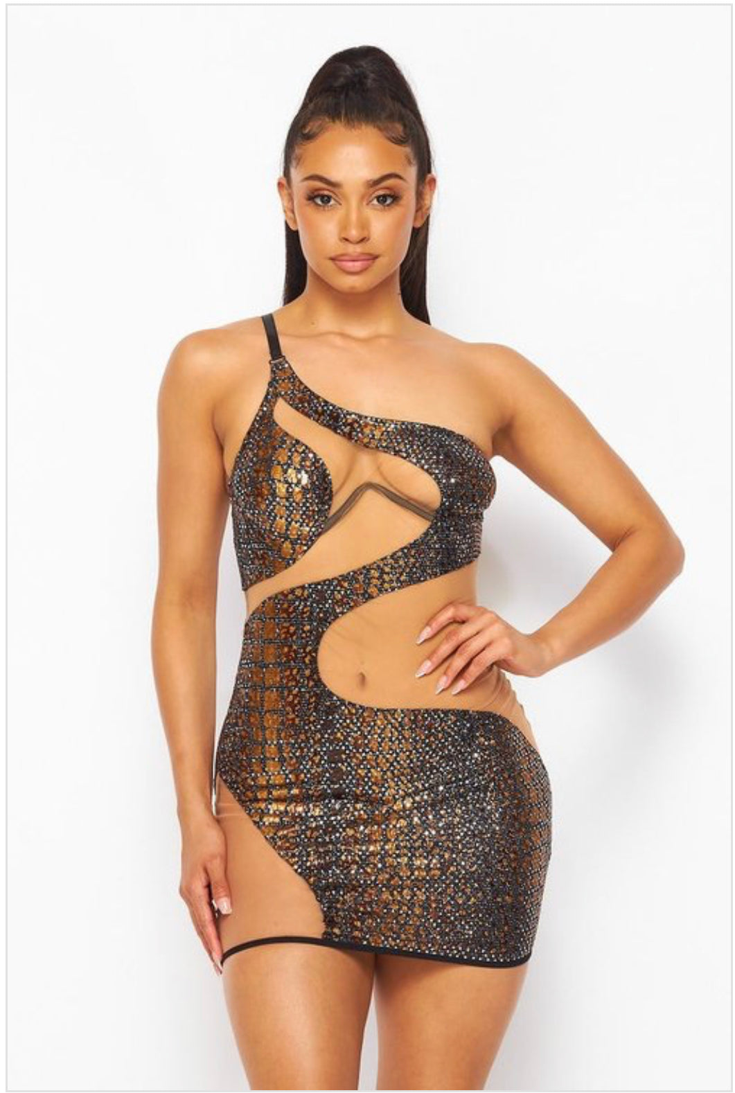 "WORK OF ART" DRESS