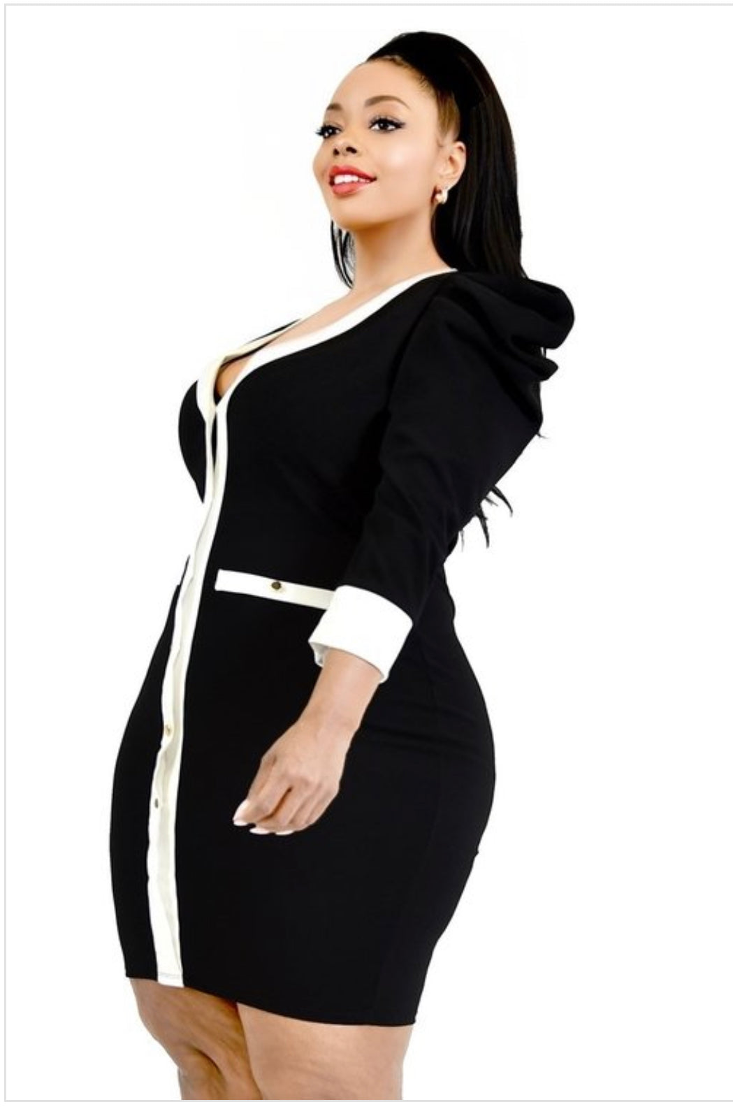 TRIM PUFF Plus Size