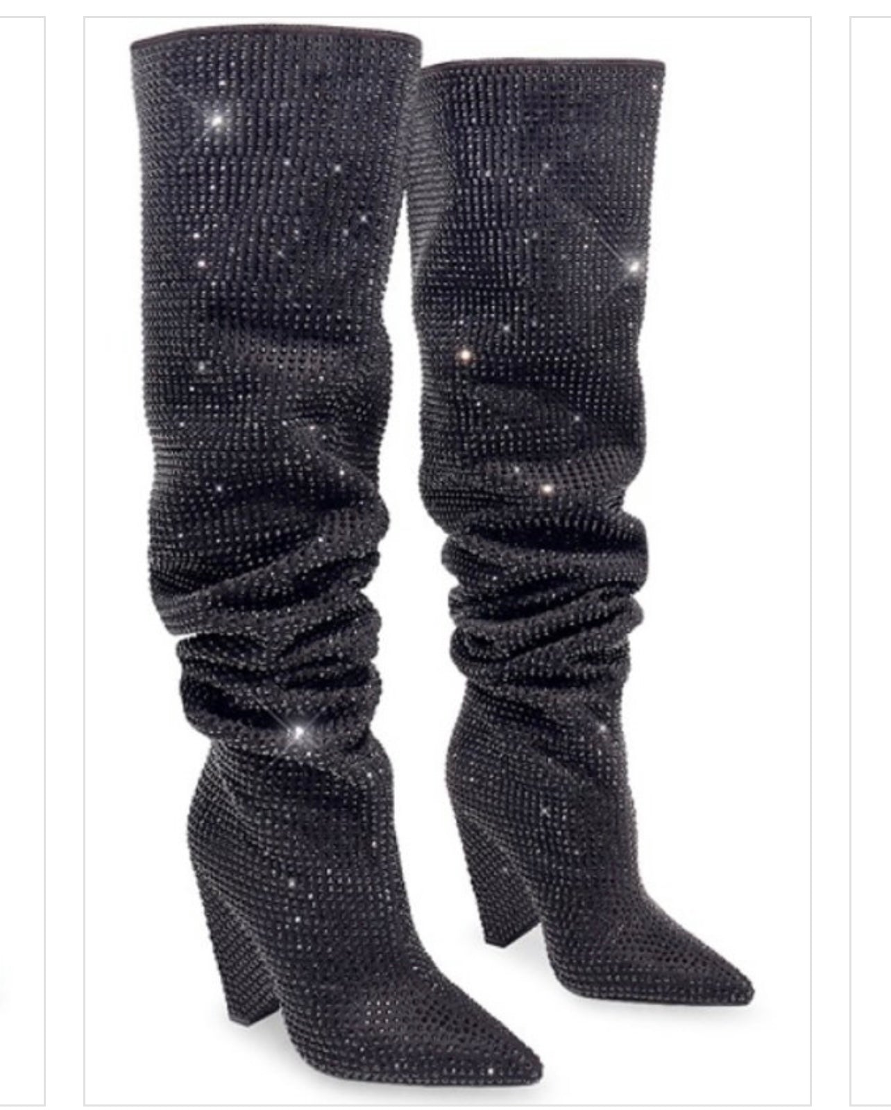 NANO RHINESTONE BOOTS