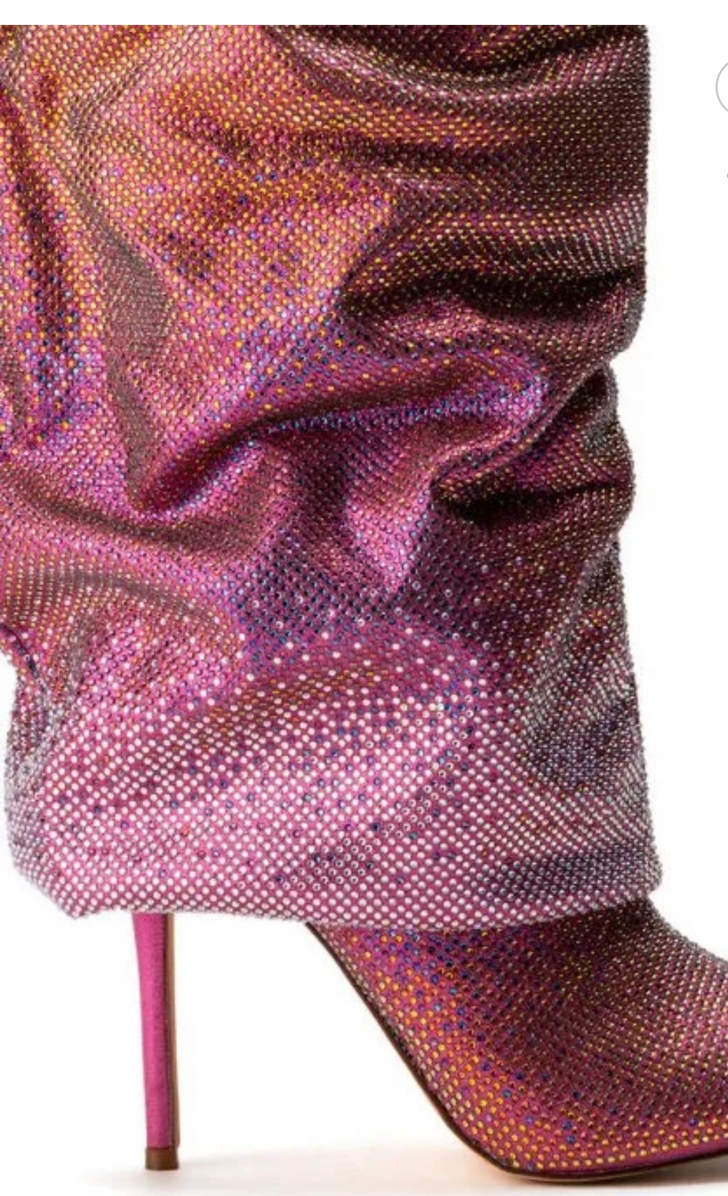BLING STILETTO BOOTIE IN PINK