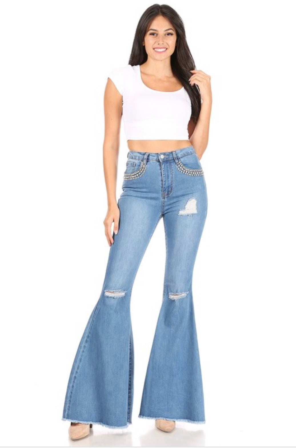 Bell high waisted jean