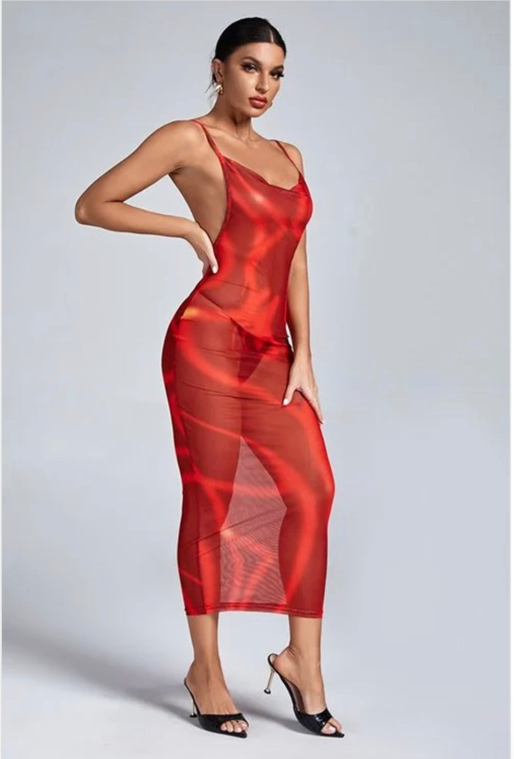 Back sling dress