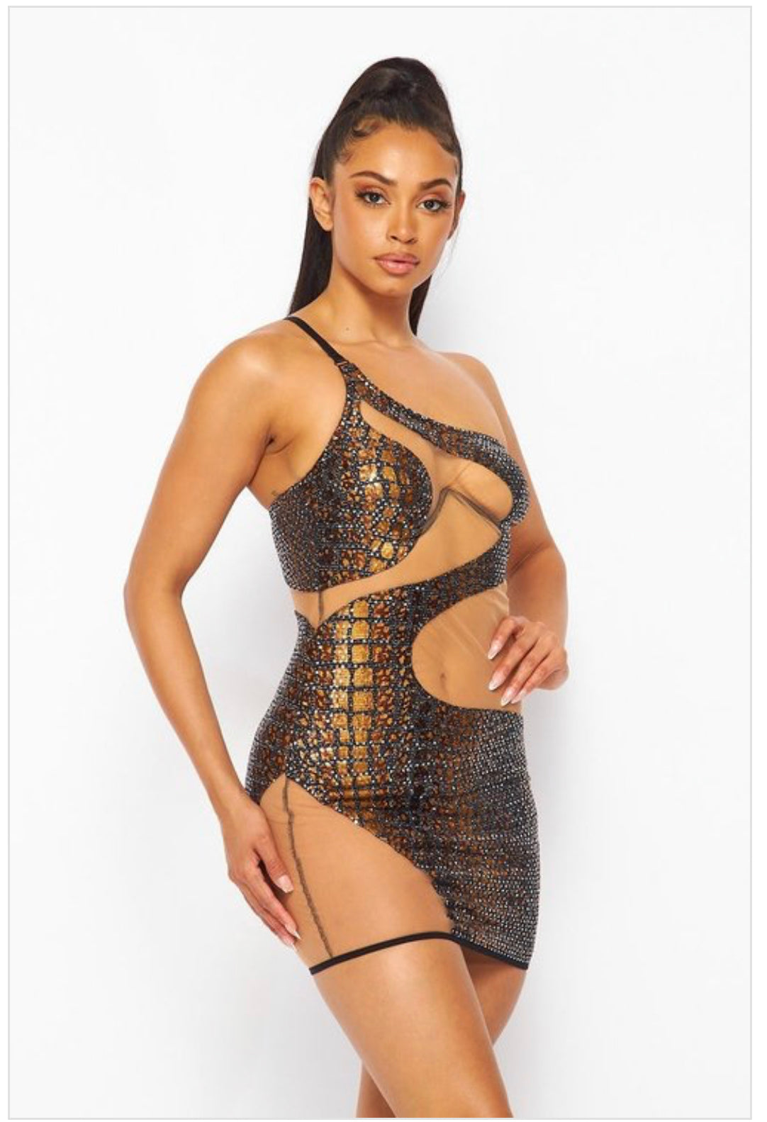 "WORK OF ART" DRESS