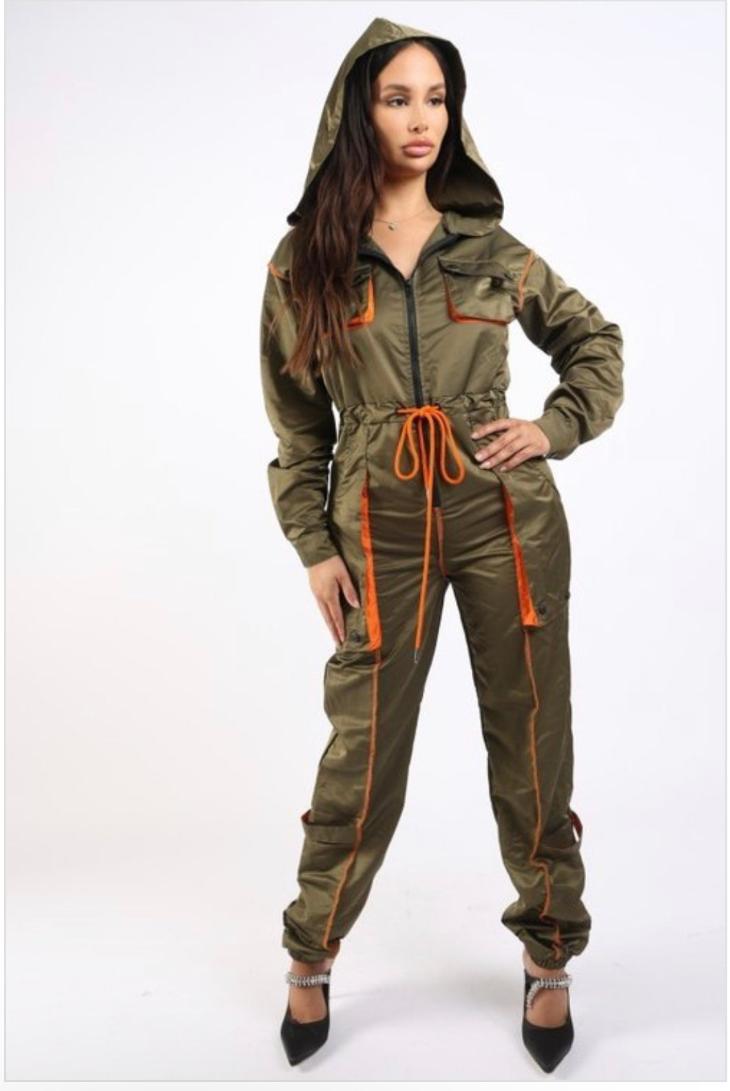 Sexy utility jumpsuit