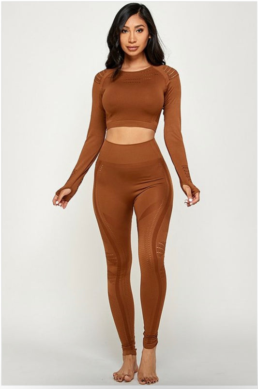 CROP TOP SET