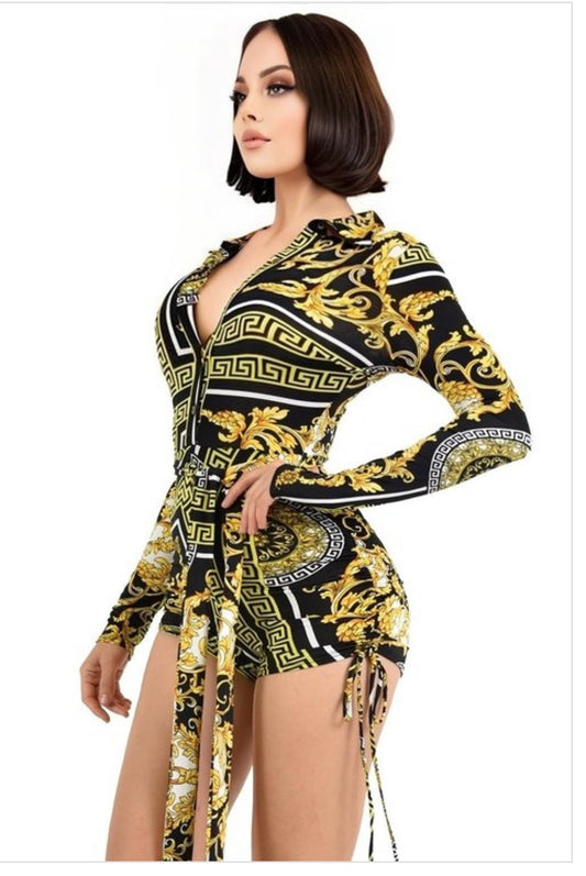 GOLD GEO Jumpsuit