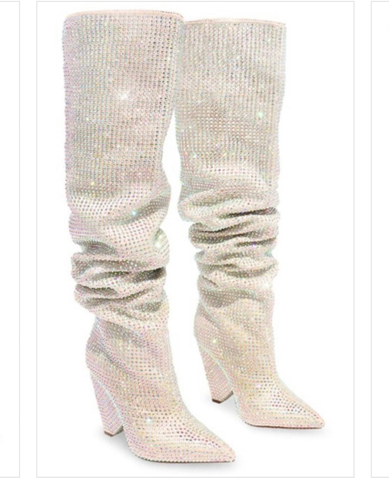 NANO RHINESTONE BOOTS