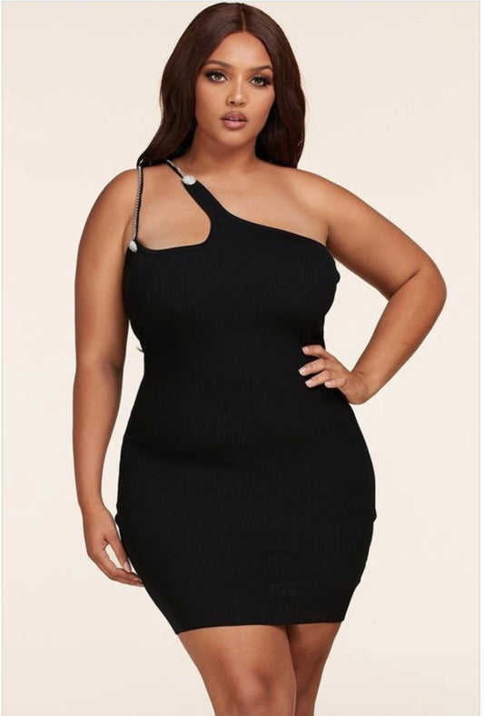 Bodycon mini dress plus