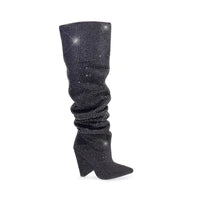 NANO RHINESTONE BOOTS
