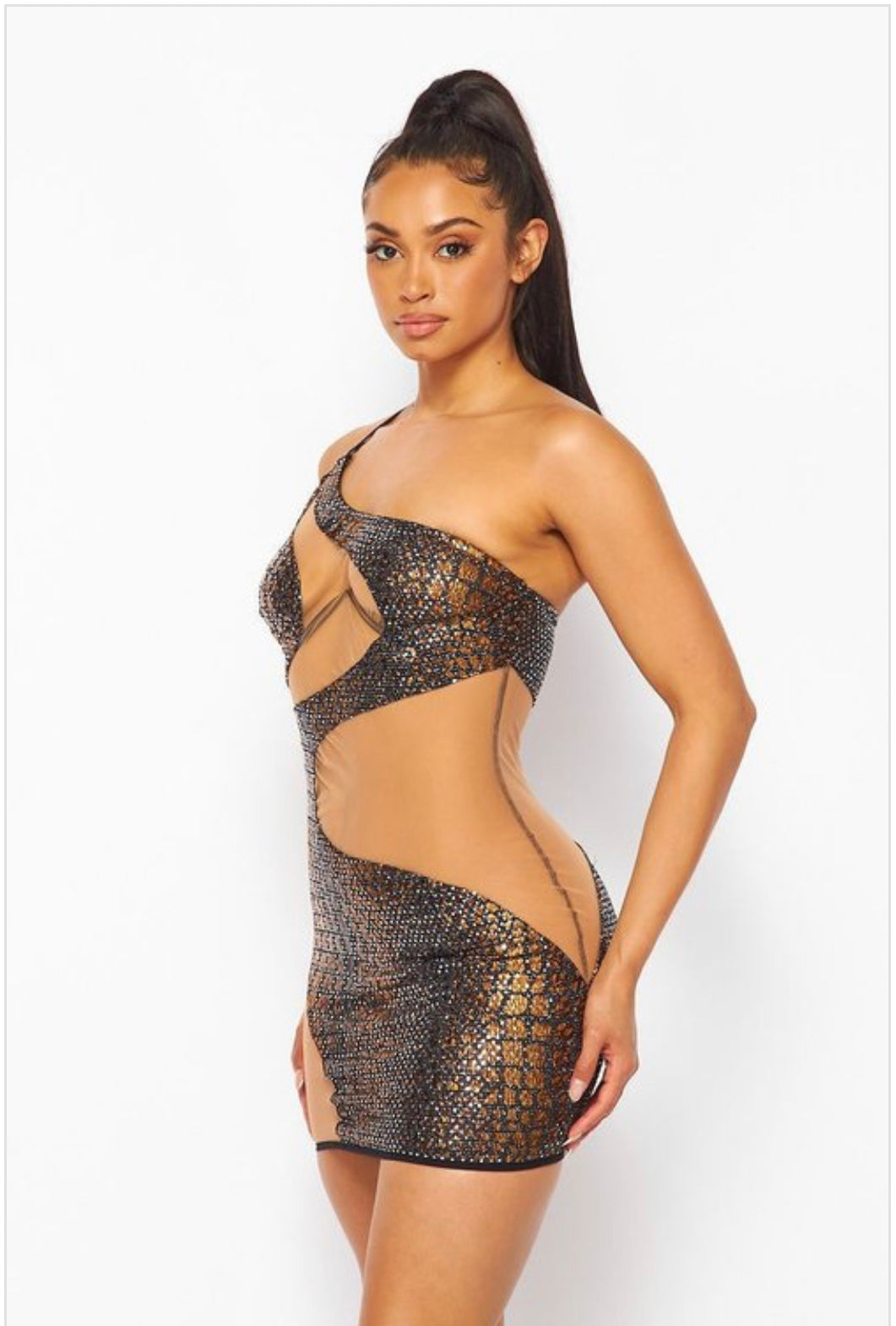 "WORK OF ART" DRESS