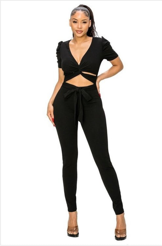 SOLID TWIST Jumpsuit